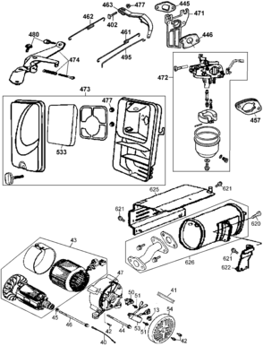 Part Location Diagram of 285819-69 DeWALT GROMMET